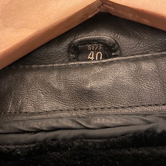 Vintage 8 Mens Napa Leather Distressed Moto Jacket - Picture 10 of 10